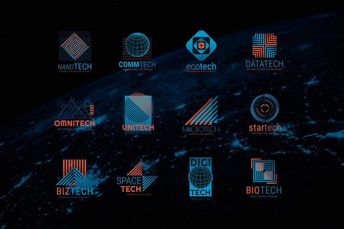 Business and Technology Logos, a Branding & Logo Template by Wingsart Studio (Photo 2 of 6)