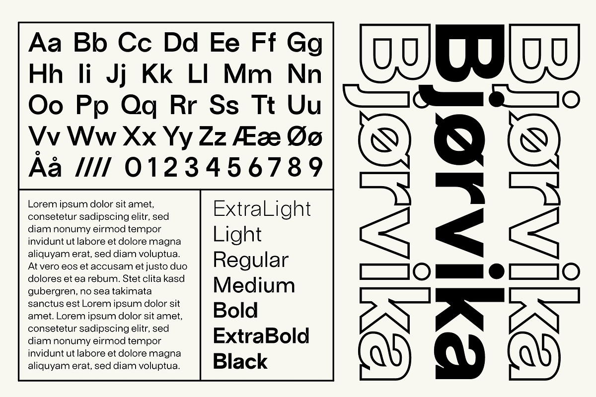 BT Bjørvika, a Sans Serif Font by BadType (Photo 8 of 10)