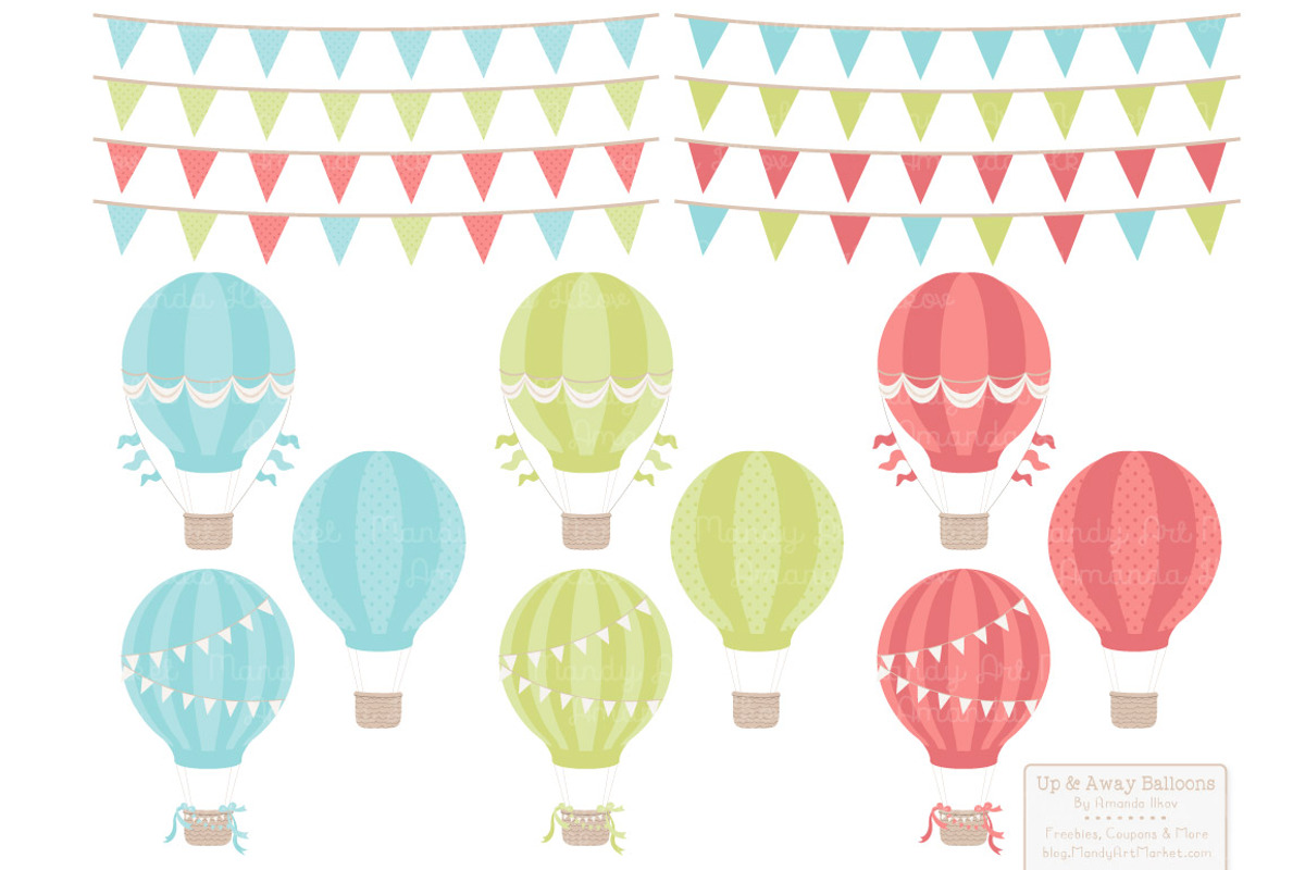 Fresh Hot Air Balloons & Patterns, an Illustration by Amanda Ilkov (Photo 4 of 5)