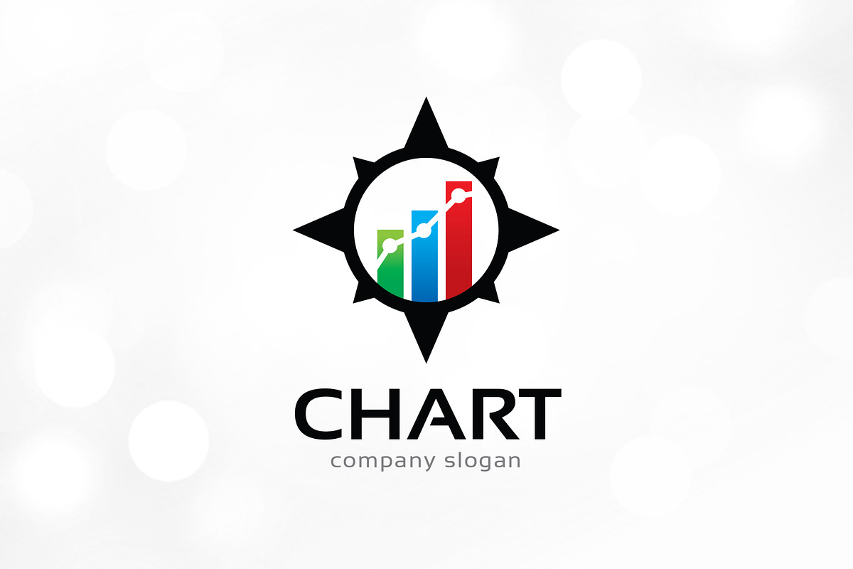 Chart Logo Template, a Branding & Logo Template by gunaonedesign