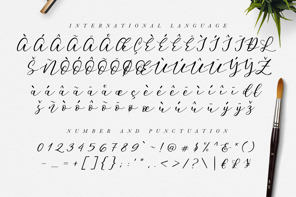 Endita Handwritten Font and Extras preview 8