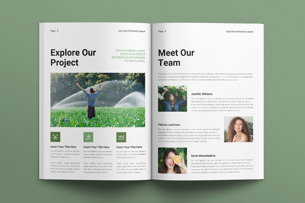 Digital Agriculture Brochure Layout, a Brochure Template by TemplatesForest (Photo 5 of 8)
