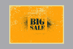 Big Sale Vintage Grunge Posters.