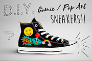 Trendy Patches: vintage 90's set!, a Graphic by Cienpies Design (Thumbnail 4 of 8)