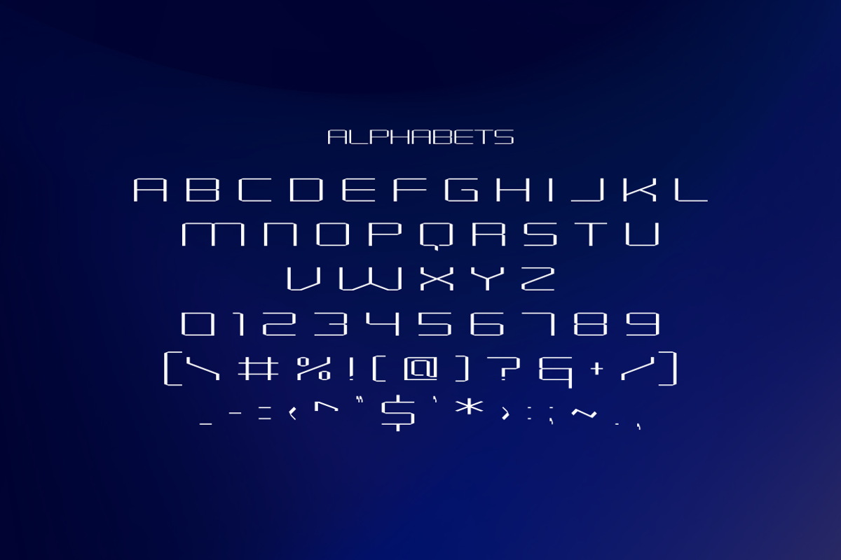 Mecovers Lite Techno Modeling Font, a Sans Serif Font by Monoletter Studio (Photo 3 of 3)