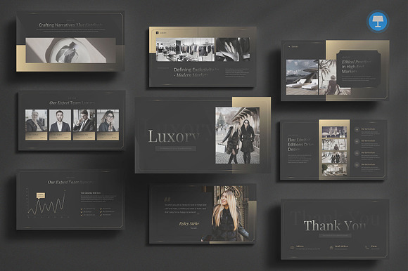 Luxury Brand Keynote Presentation preview 8