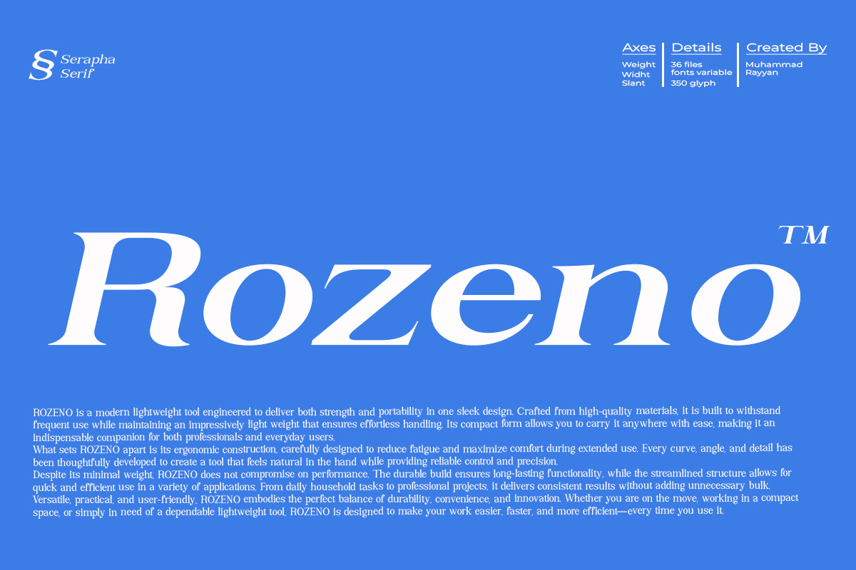 Serapha Serif, a Serif Font by Slex Studio (Photo 6 of 13)