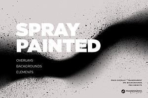 Spray Painted Overlays - Backgrounds