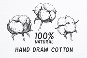 Hand drawn cotton set, a Graphic by Epine (Thumbnail 1 of 3)