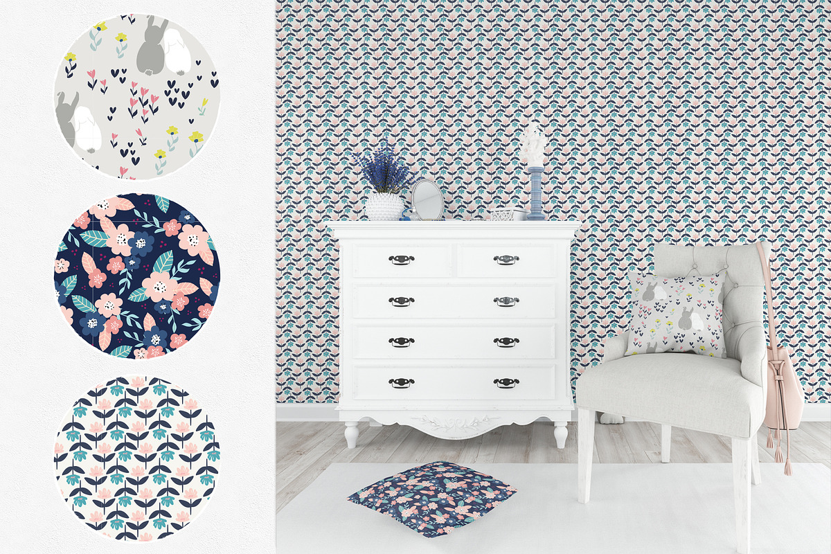 Sweet meadow patterns, a Pattern Graphic by Cozy pattern shop (Photo 5 of 8)