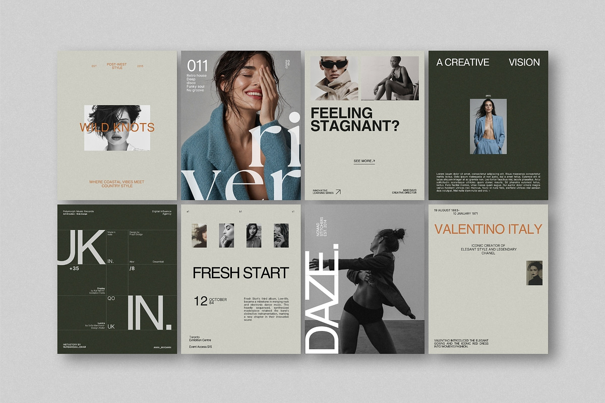ZORA | Instagram Post Bundle, a Social Media Template by The Aesthetic Studio (Photo 3 of 10)