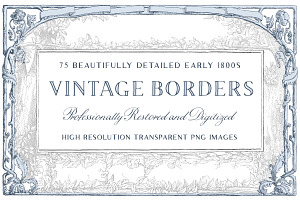 75 Vintage Ornate Borders