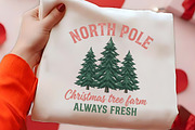 North Pole Tree Farm Christmas PNG, a Seasonal Illustration by CrexoraLab (Thumbnail 2 of 4)