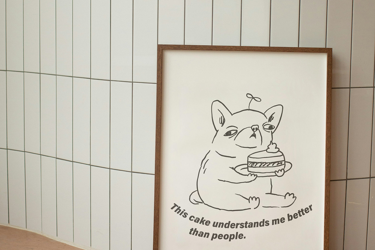 Silly Dogs hand drawn prints, an Illustration by Anastasiya Klempach (Photo 6 of 10)