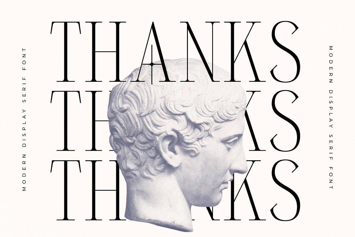 Milegance Modern Display Serif, a Serif Font by Letterena Studios (Photo 15 of 15)