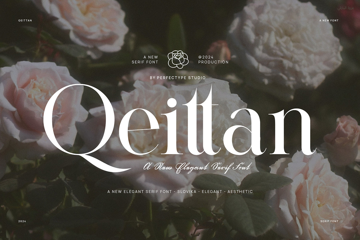 Qeittan Modern Serif Font, a Serif Font by Perfectype (Photo 1 of 6)
