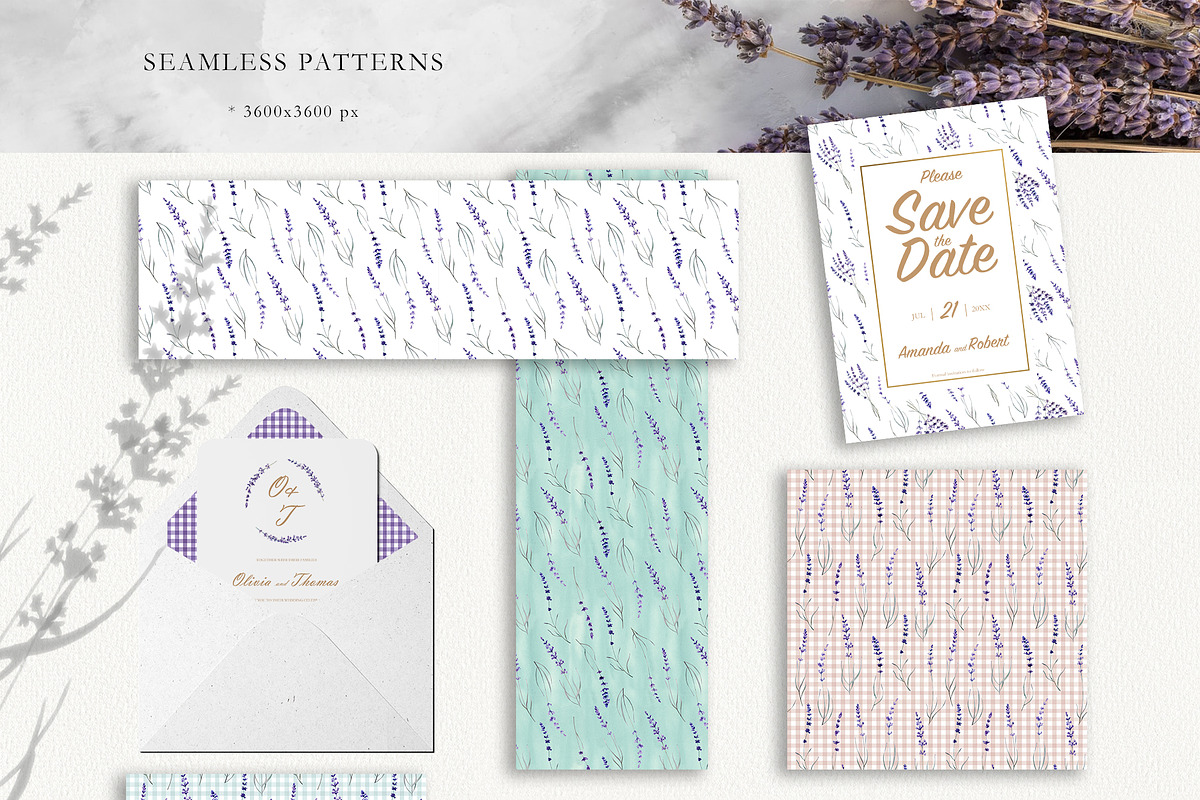 Love Lavender Set, an Illustration by Olga Koelsch (Photo 4 of 11)