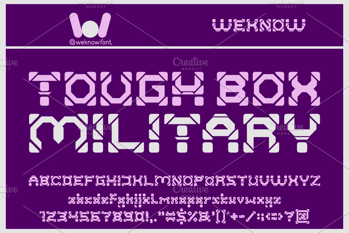 Super Computer font, a Font by weknow (Photo 5 of 5)