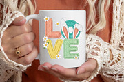Yarn Crochet Easter Love PNG, an Illustration by Designking (Thumbnail 4 of 6)