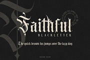 Belong Faith Typeface, a Blackletter Font by alit design (Thumbnail 4 of 15)