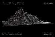 GEO_TERRAIN2 Vector Pack, a Background Graphic by codetoform (Thumbnail 14 of 14)