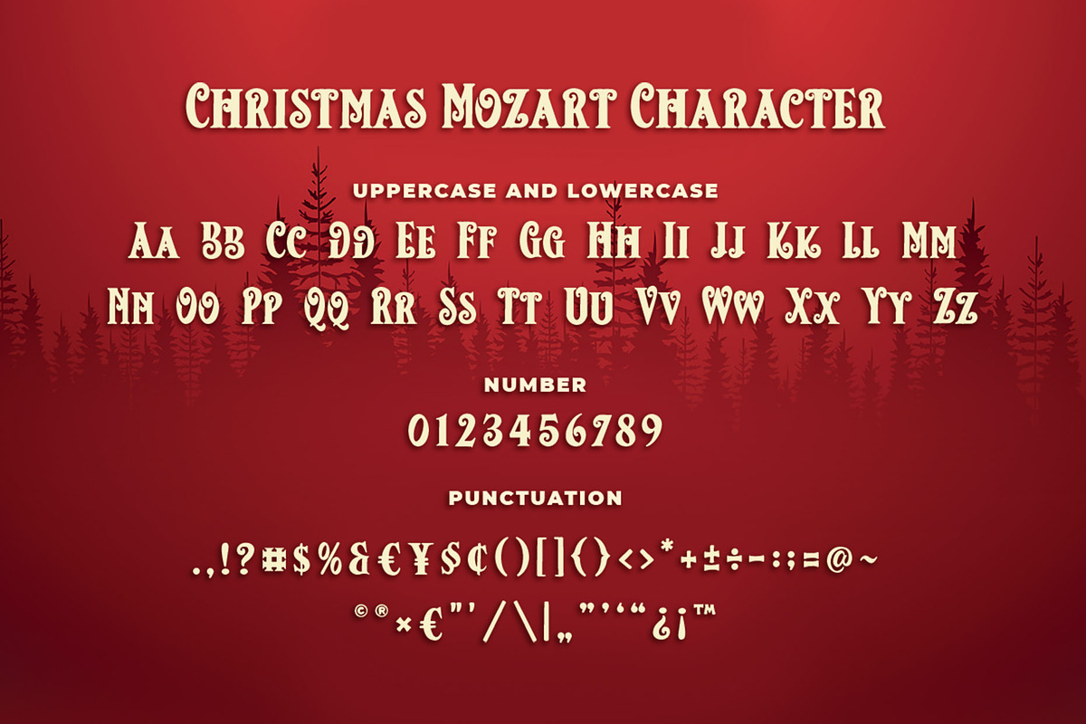 Christmas Mozart a Christmas Serif, a Serif Font by Blankids Studio (Photo 5 of 6)