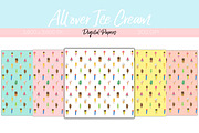 Hand-drawn Watercolor Ice Cream, an Illustration by U + Me Studio (Thumbnail 10 of 14)