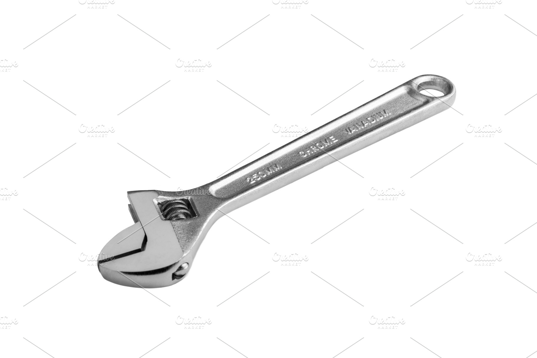 Adjustable Wrench Isolated, an Industrial Photo by FineArtStudio