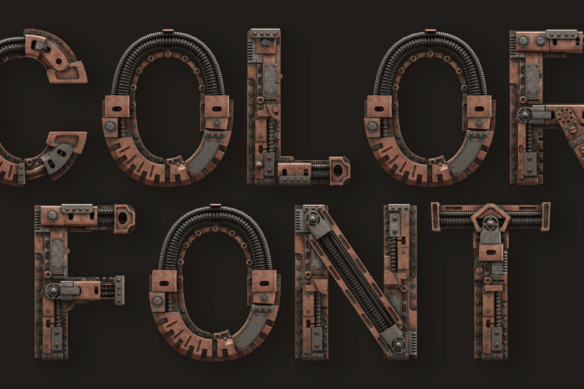 Huge Color SVG Font Bundle – 100 Set, a Font by Deeezy (Photo 78 of 102)
