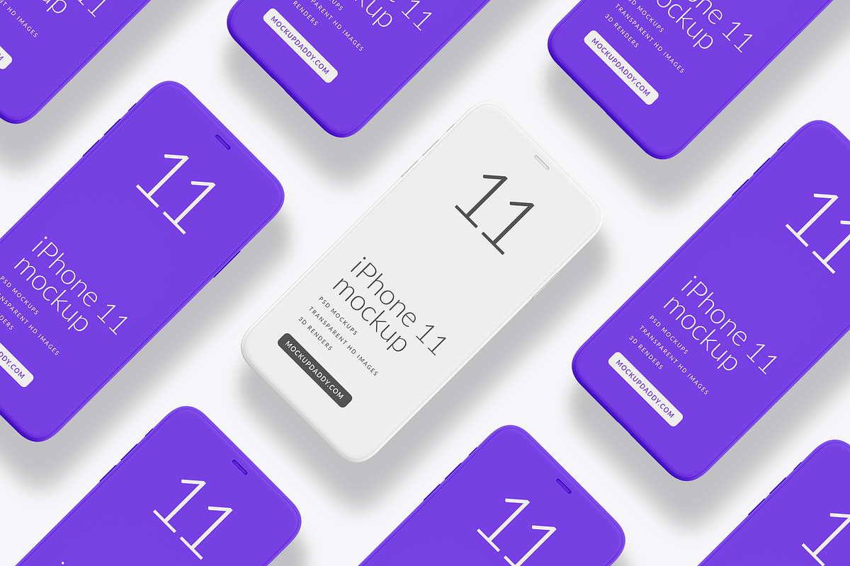 Clay Responsive Devices Mockups, an iPhone Mockup by Mockupdaddy (Photo 2 of 53)