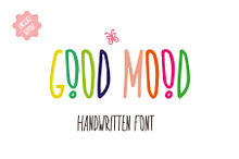GOOD MOOD handwritten font