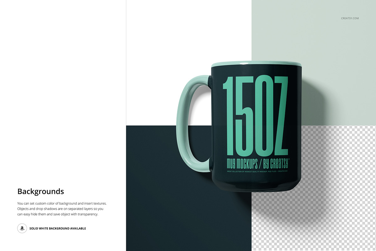 Mug Mockup Set 15oz Many Views, a Merchandise Mockup by creatsy5 (Photo 32 of 33)