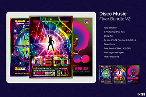 Disco Music Flyer Bundle V2