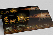 Silent Night Christmas Flyer, a Flyer Template by Godserv Designs (Thumbnail 1 of 5)