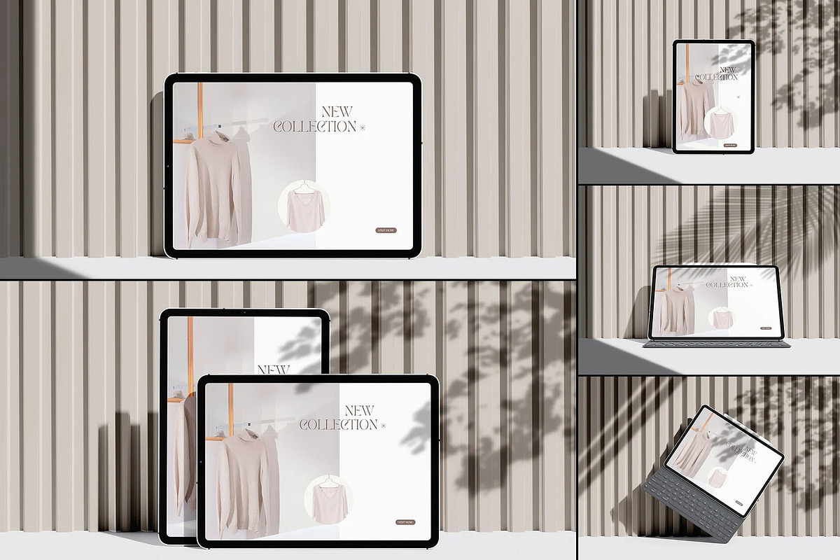 iPad Air 2022 Mockups, an iPad Mockup by Se٧enStudio (Photo 1 of 6)