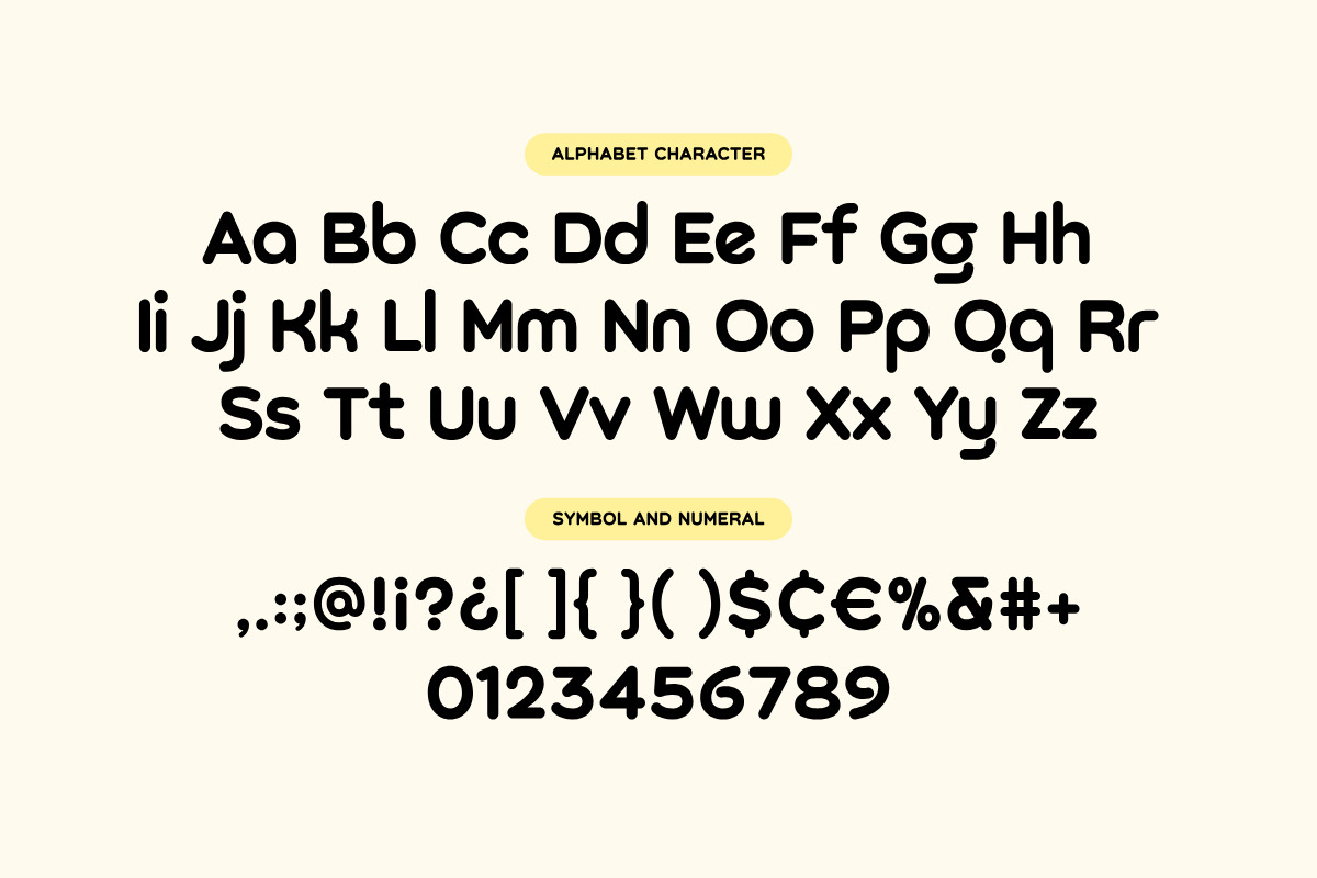 Cricon - Rounded Font, a Sans Serif Font by Matsero (Photo 9 of 10)