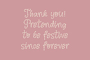 Holiday String - Vintage Dotted Font, a Handwritten Font by AnMark (Thumbnail 10 of 10)