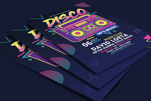 Disco Retro Music Party