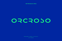 Orcroso - Modern Futuristic Typeface