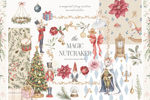 The Magic Nutcracker Collection, a Seasonal Illustration by studioequinox