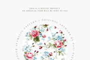 Vintage Pink Roses Seamless Pattern, a Pattern Graphic by Pati Charm Studio (Thumbnail 4 of 6)