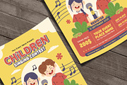Children Singing Contest Flyer, a Flyer Template by Huge Dream Studio (Thumbnail 2 of 5)