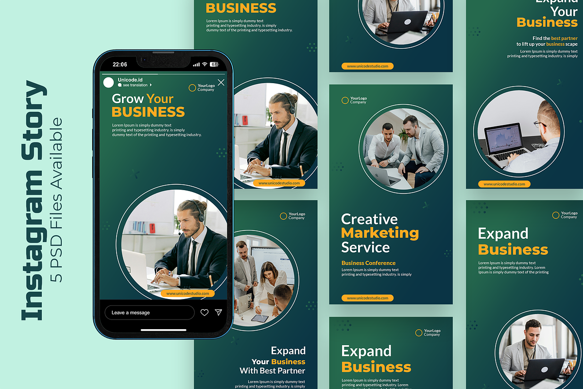 Professional Corporate Marketing Des, a Social Media Template by UnicodeID (Photo 5 of 5)
