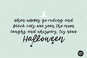 WITCHY a Halloween Script Font, a Script Font by Blush Font Co. (Thumbnail 5 of 6)
