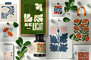Modern Flora. 4 | Wall Art Creator, an Object Graphic by Leleka.Store (Thumbnail 2 of 19)