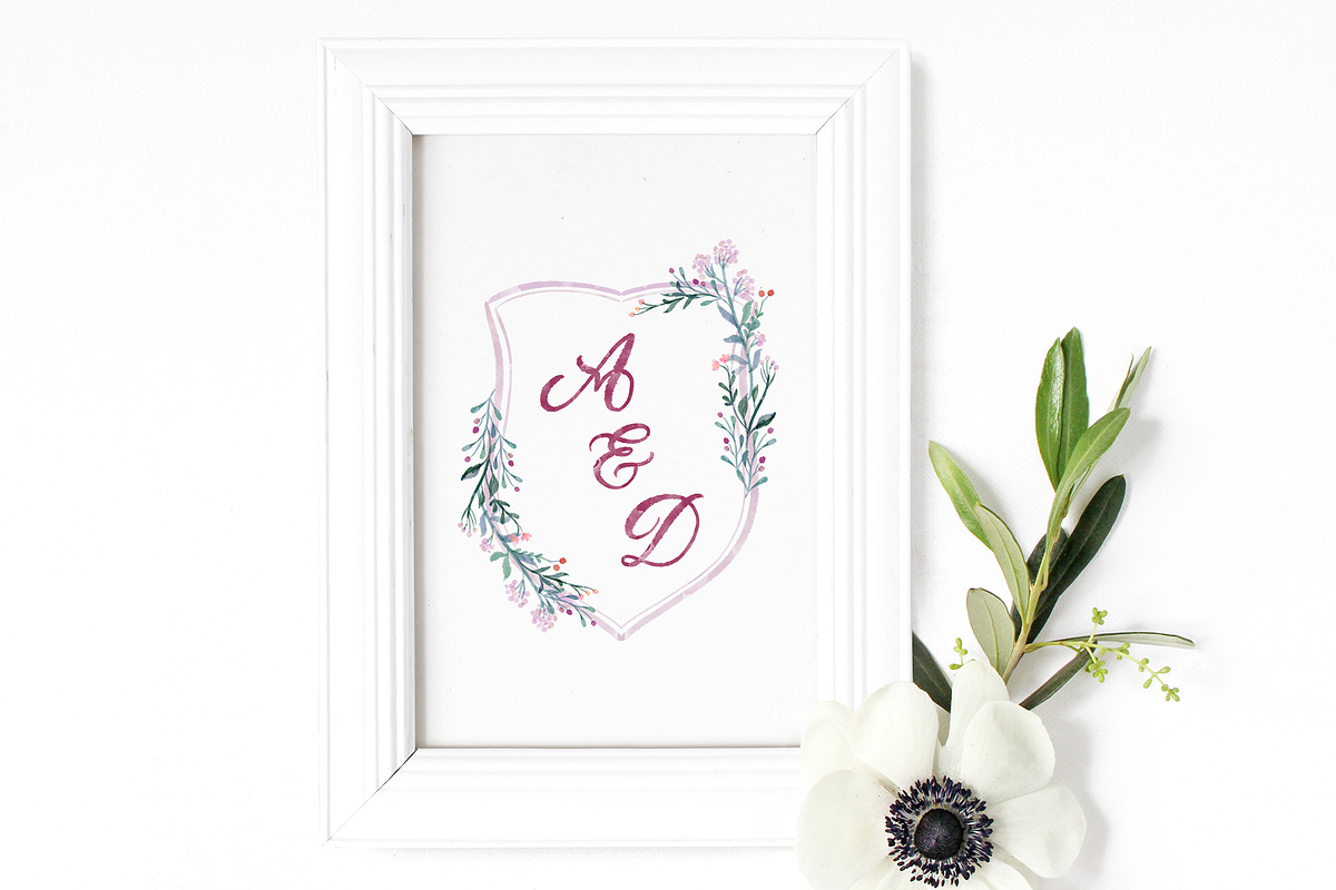 The Dainty Botanical Crest Creator, an Illustration by Ashley DeMeyere (Photo 9 of 9)