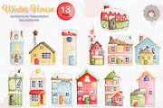 Watercolor Christmas Santa Animals, an Animal Illustration by Apixsala (Thumbnail 9 of 18)