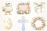 Watercolor Neutral White Easter Clip, an Illustration by Watercolor design (Thumbnail 3 of 4)