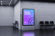 Digital signage Mockup, an Advertising Mockup by Artlogs (Thumbnail 1 of 4)
