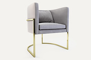 DUISTT Julius Chair, a Furniture 3D Model by dk 3d models (Thumbnail 1 of 3)